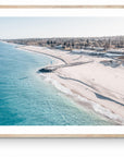Mathis - City Beach Wall Art - Framed Print - Days Adrift