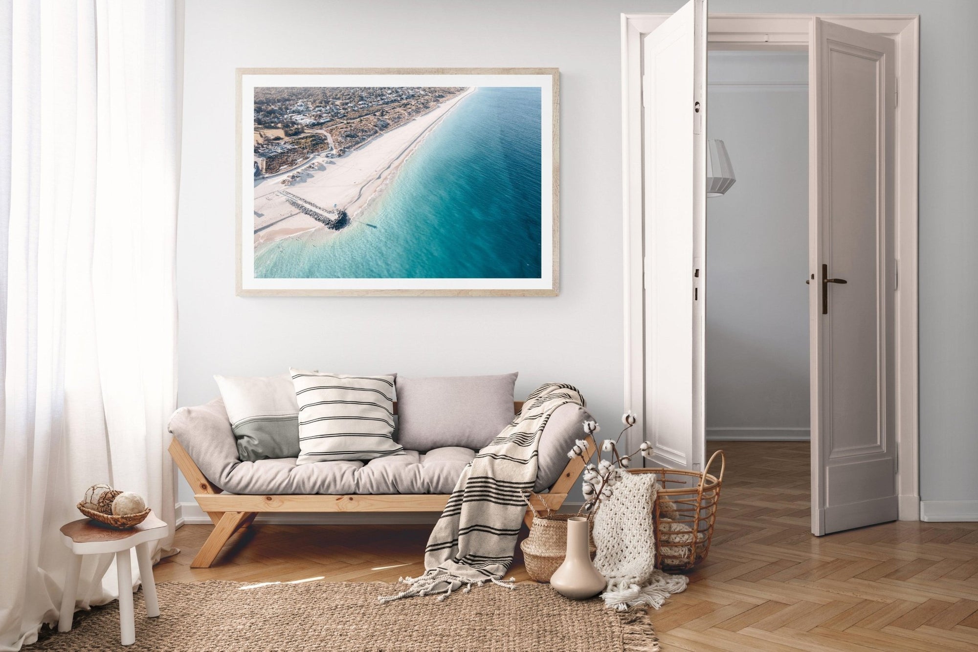Alessandro - City Beach Wall Art - Framed Print - Days Adrift