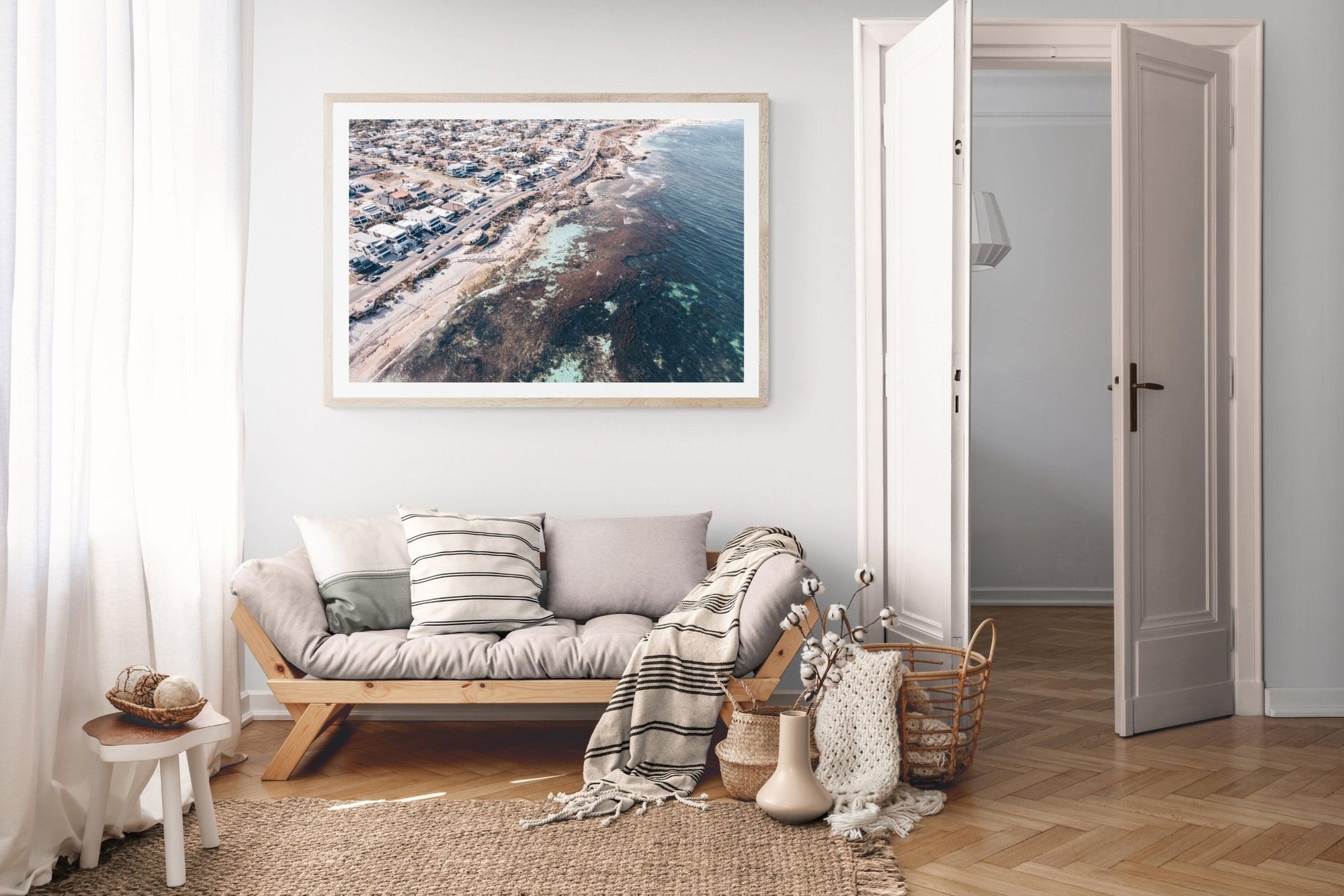 Anastasiya - Mettams Pool Wall Art - Framed Print - Days Adrift