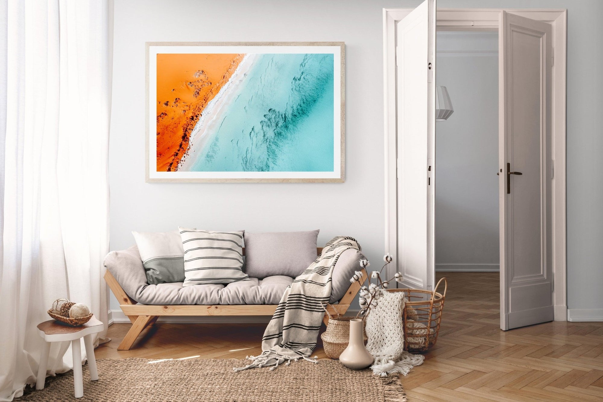 Bella - Shark Bay Wall Art - Framed Print - Days Adrift