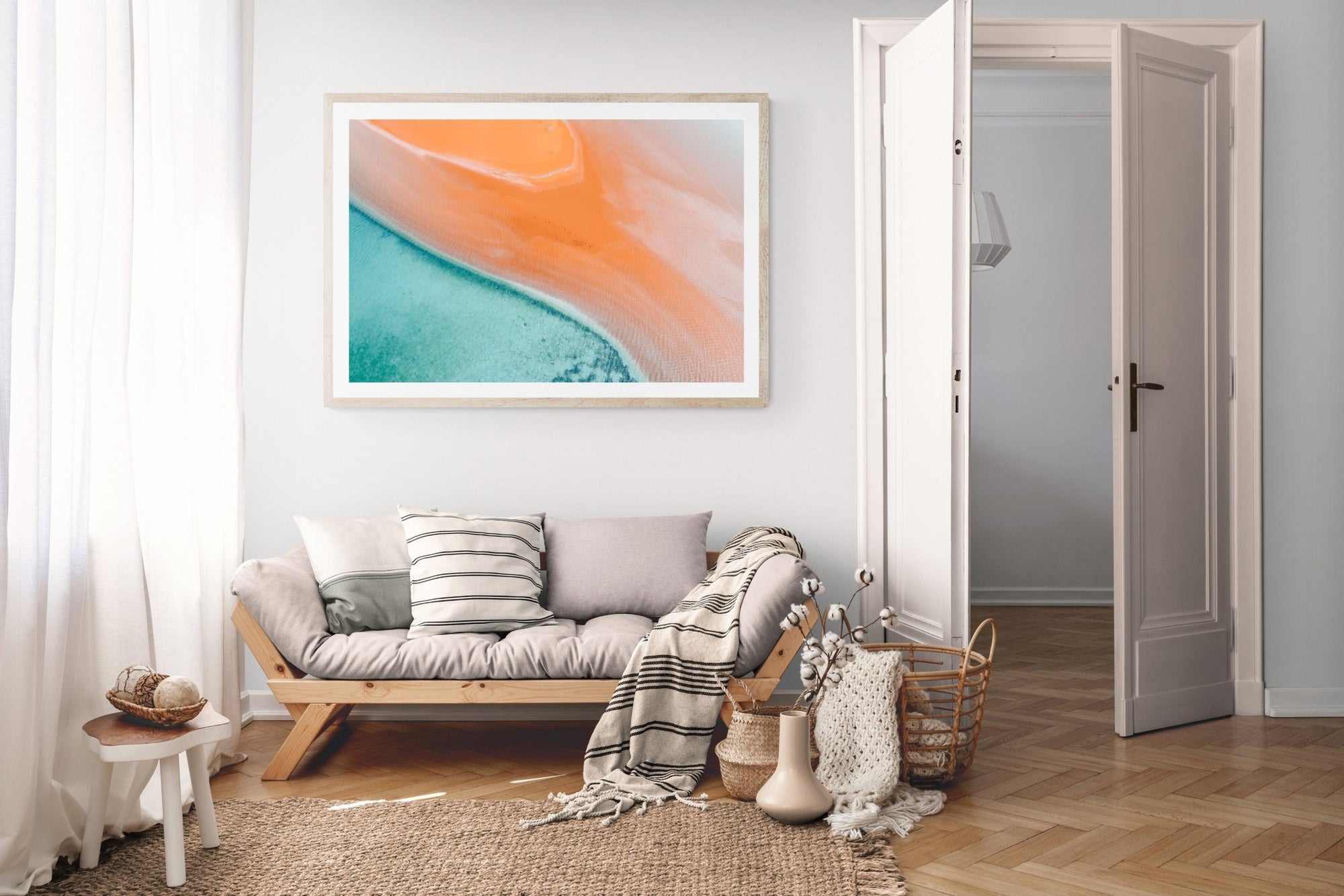 Cole - Shark Bay Wall Art - Framed Print - Days Adrift