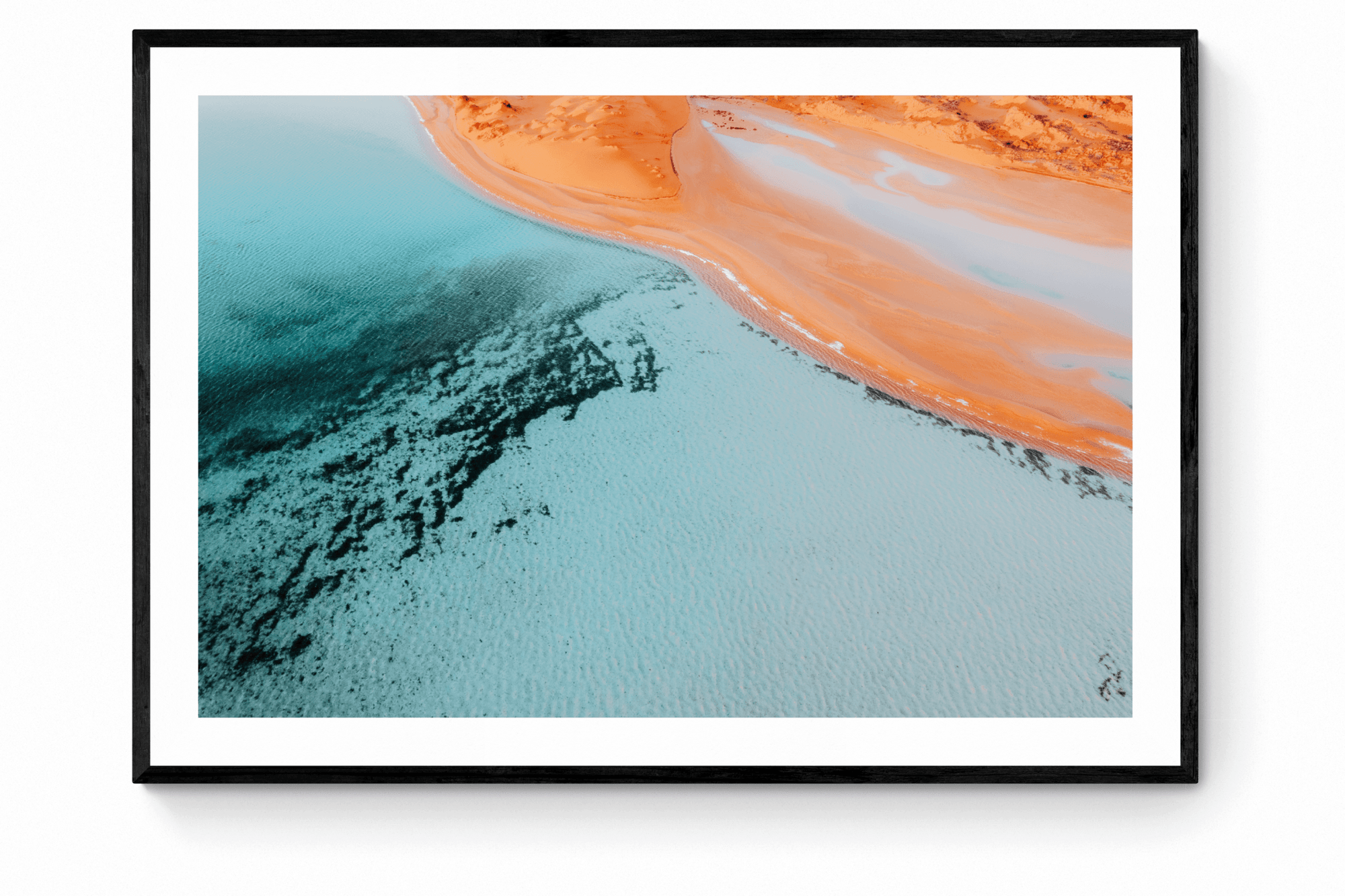 Journi - Shark Bay Wall Art - Framed Print - Days Adrift