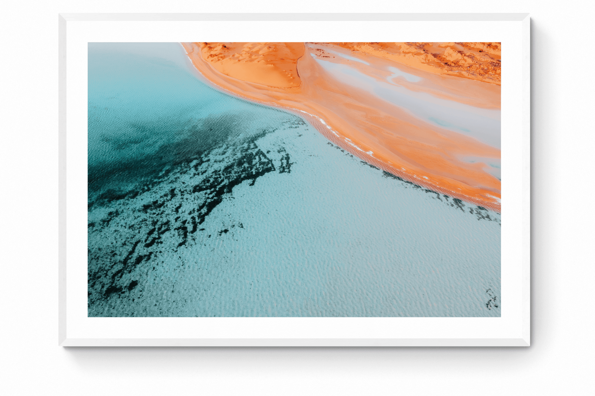 Journi - Shark Bay Wall Art - Framed Print - Days Adrift