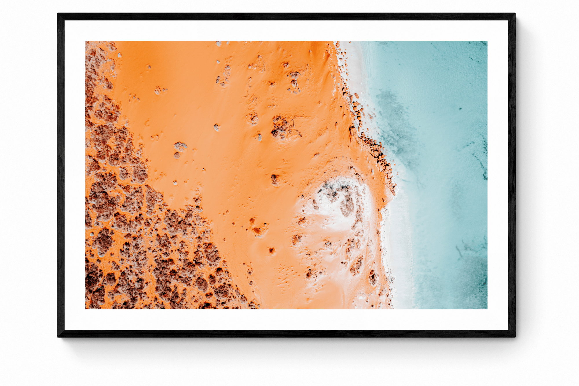 Layla - Shark Bay Wall Art - Framed Print - Days Adrift