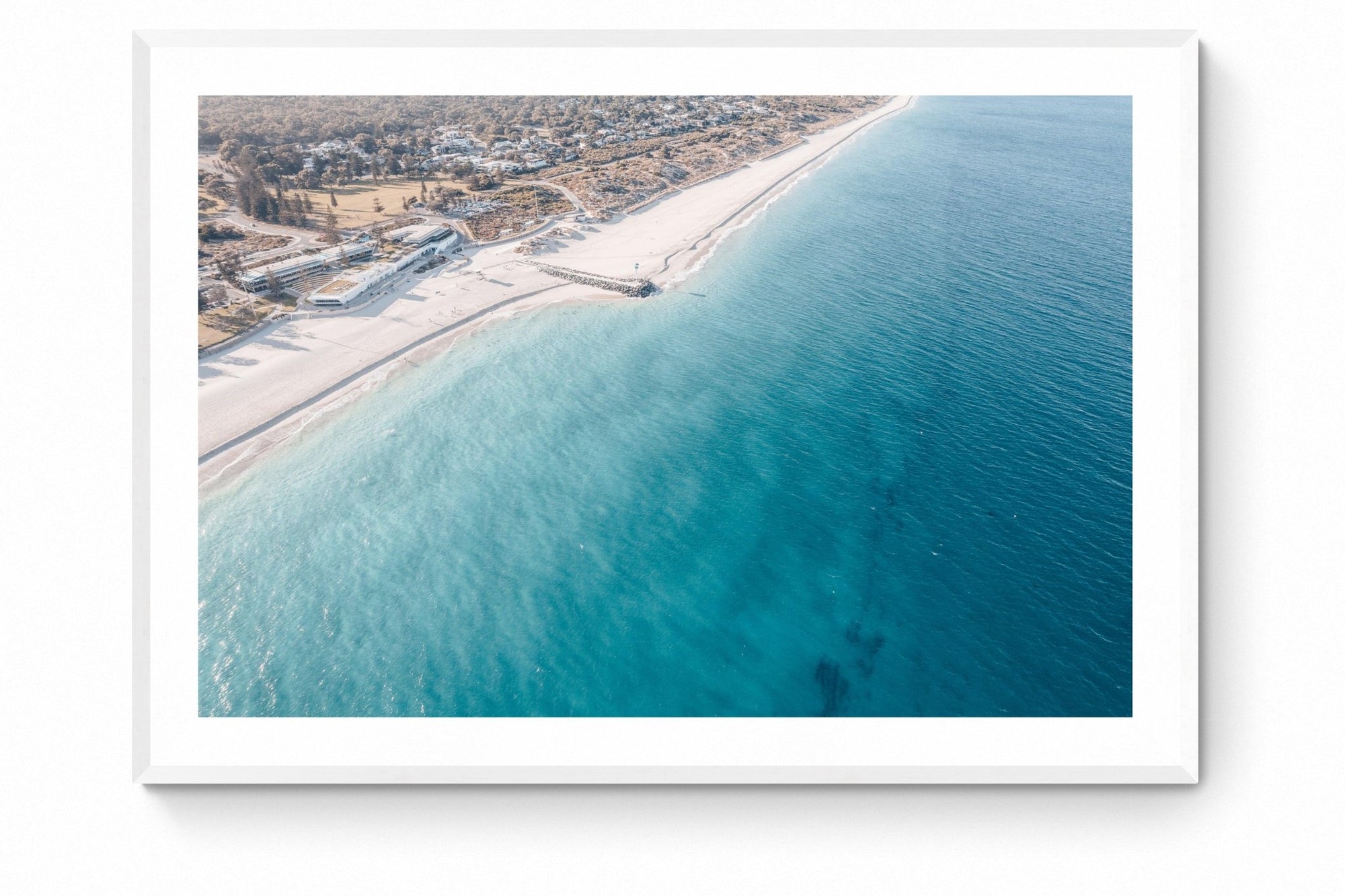 Matteo - City Beach Wall Art - Framed Print - Days Adrift