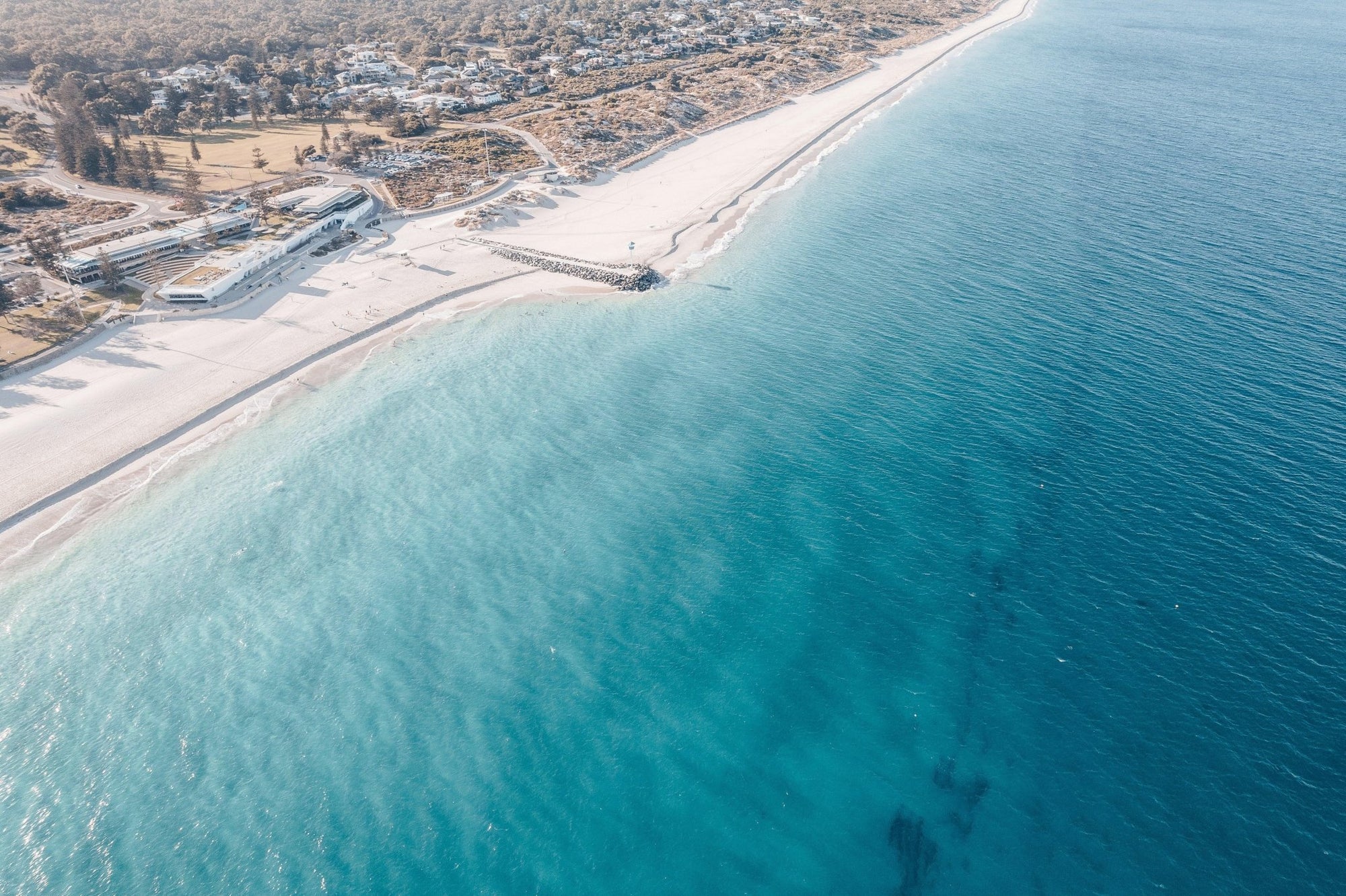 Matteo - City Beach Wall Art - Framed Print - Days Adrift