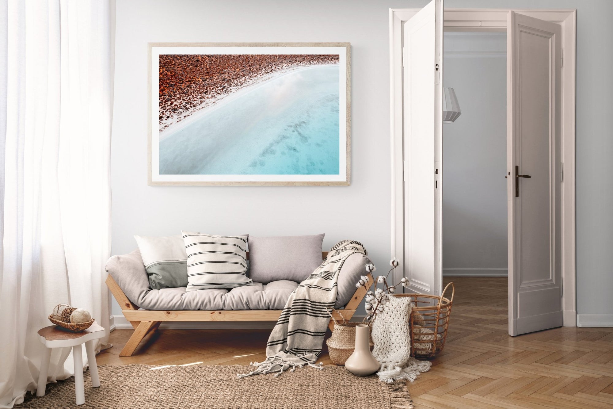 Nadia - Shark Bay Wall Art - Framed Print - Days Adrift