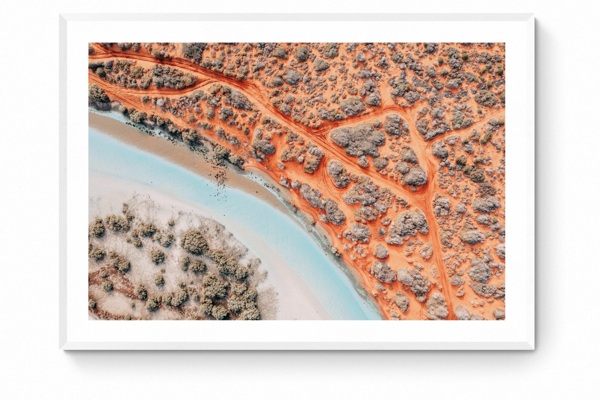 Sacha - Shark Bay Wall Art - Framed Print - Days Adrift