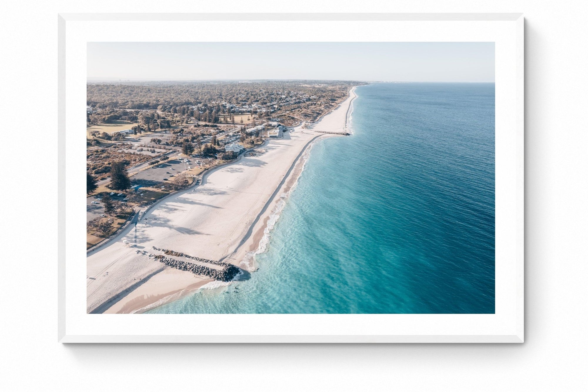 Tegan - City Beach Wall Art - Framed Print - Days Adrift