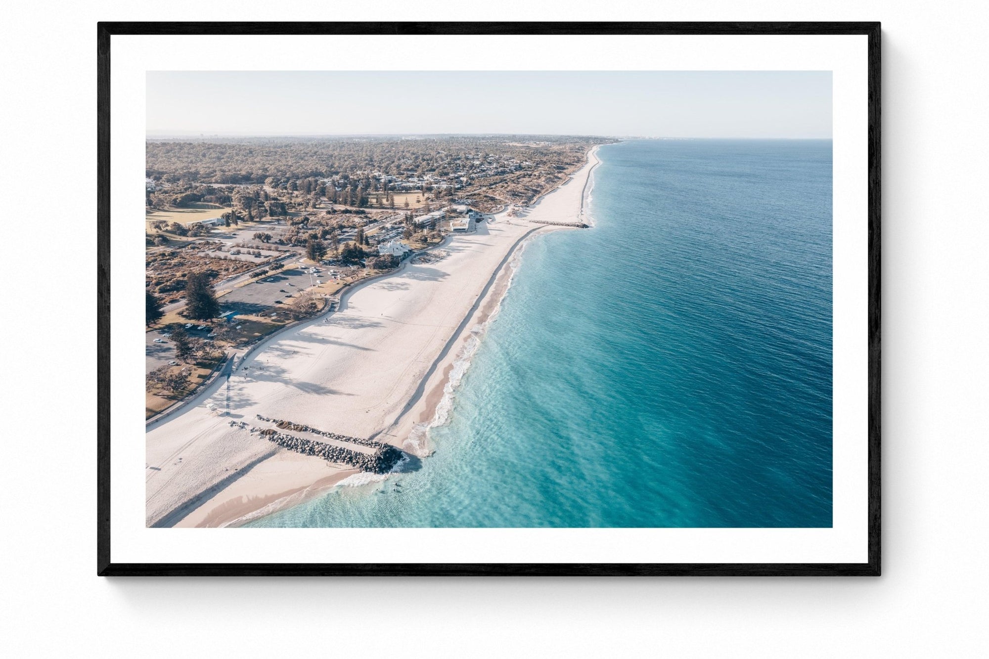 Tegan - City Beach Wall Art - Framed Print - Days Adrift