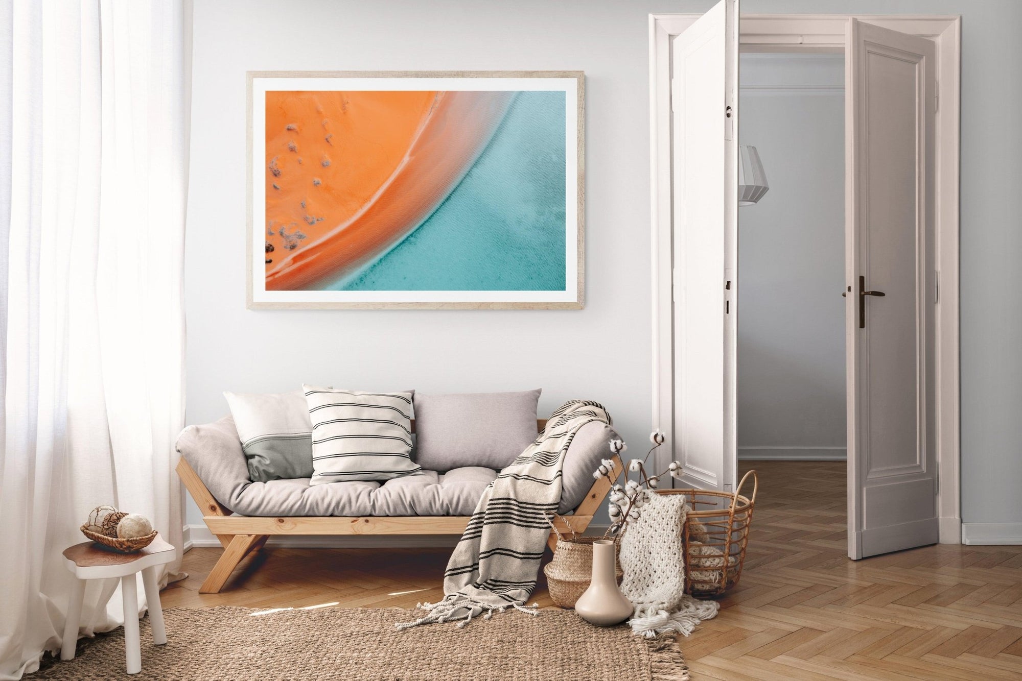 Yuriko - Shark Bay Wall Art - Framed Print - Days Adrift