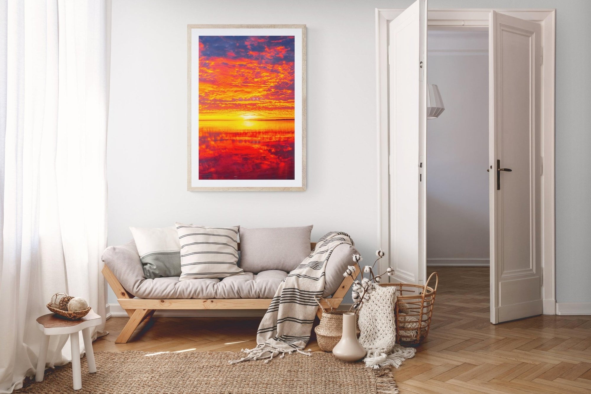 Halley - Eighty Mile Beach Wall Art - Framed Print - Days Adrift