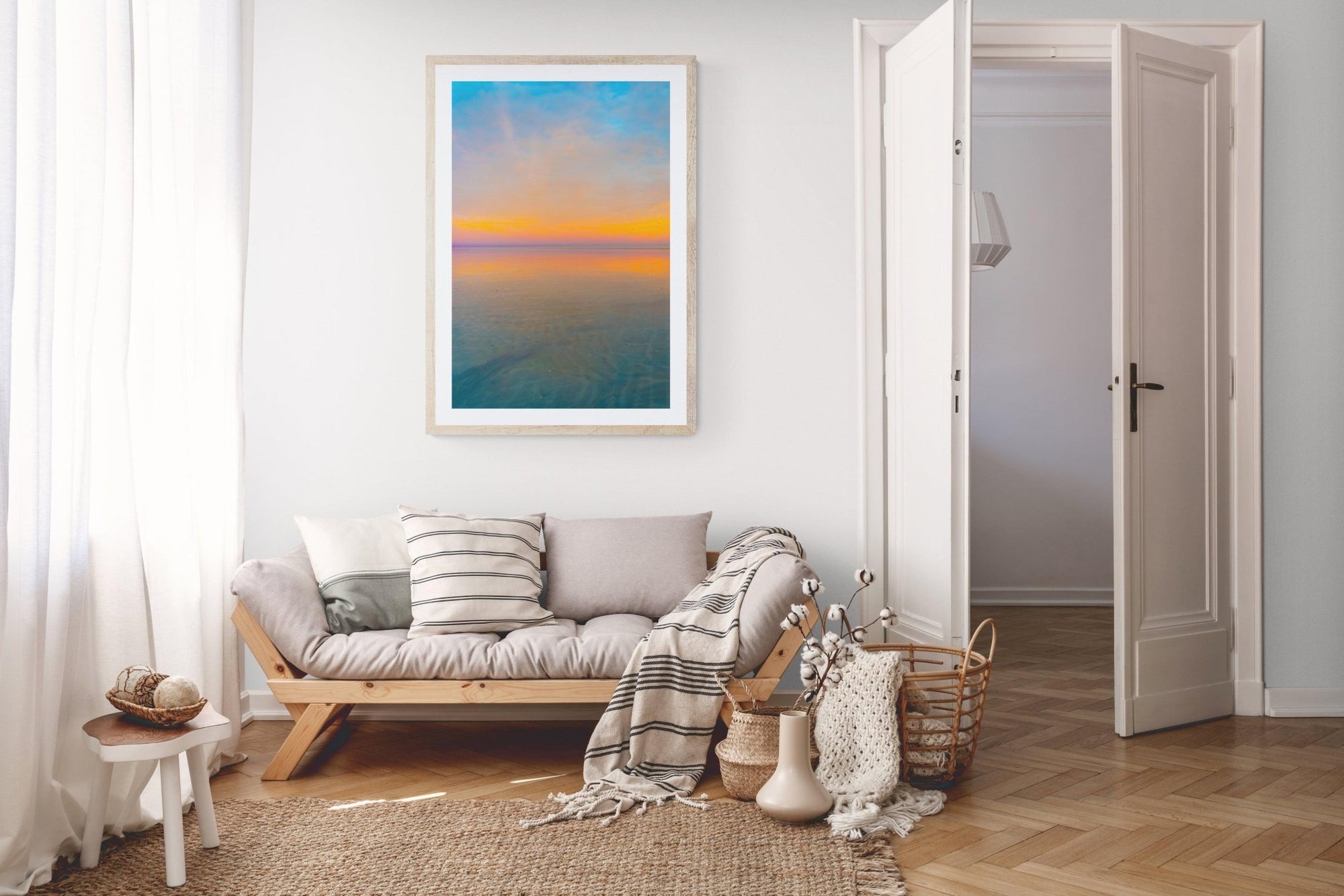 Nahla - Eighty Mile Beach Wall Art - Framed Print - Days Adrift